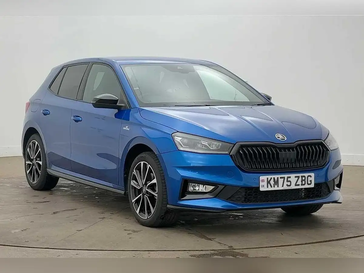 Blue Skoda Fabia Monte Carlo Edition cars for Sale or on Finance Under ...